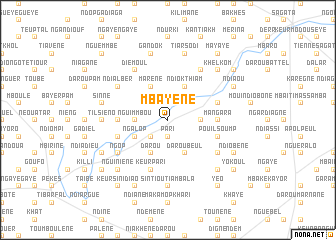 map of Mbayène