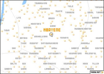 map of Mbayène