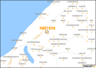 map of Mbâyène