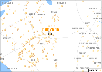 map of Mbayène