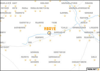 map of Mbaye