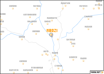 map of Mbazi