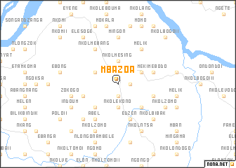 map of Mbazoa