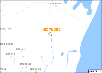 map of Mbazwana