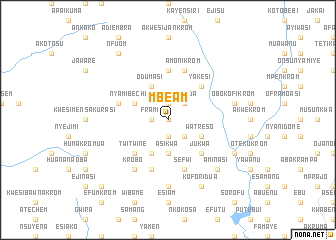 map of Mbeam