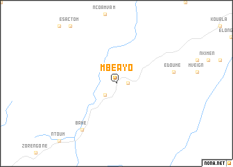 map of Mbé Ayo