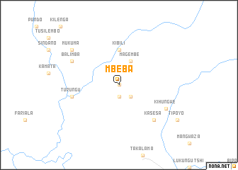 map of Mbeba