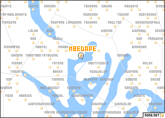 map of Mbédape