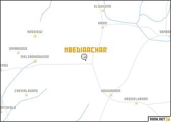 map of Mbédia Achar