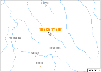 map of Mbekenyera