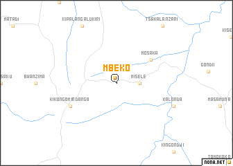 map of Mbeko