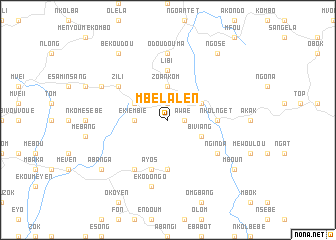 map of Mbélalen