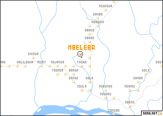 map of Mbéléba