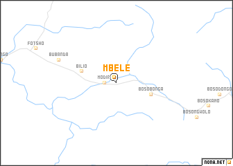 map of Mbele