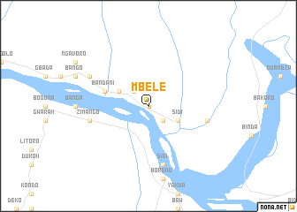 map of Mbélé