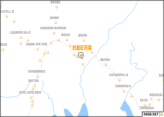 map of Mbéna