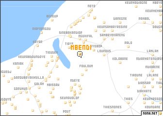 map of Mbèndi