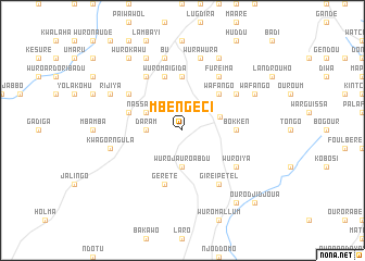 map of Mbengeci