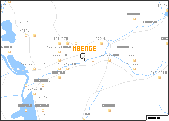 map of Mbenge