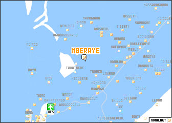 map of Mbéraye