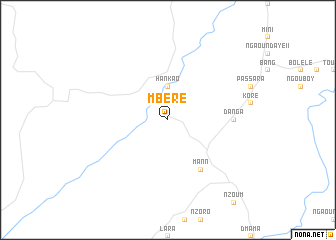 map of Mbere