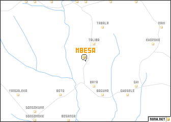 map of Mbesa