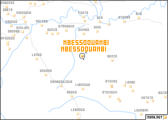 map of Mbésso Ouambi