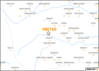 map of Mbéter