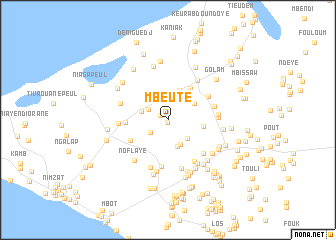 map of Mbeute