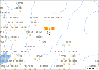 map of Mbewa