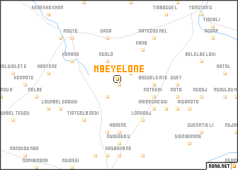 map of Mbèyélone