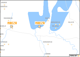 map of Mbeza