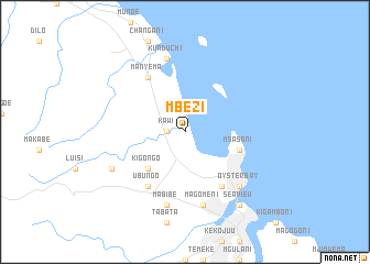 map of Mbezi