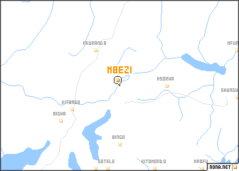 map of Mbezi