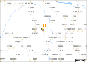 map of Mbe