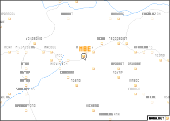 map of Mbe