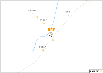 map of Mbé