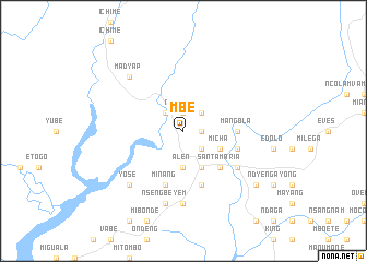 map of Mbe