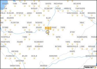 map of Mbe