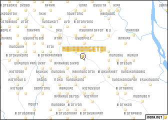 map of Mbiabong Etoi