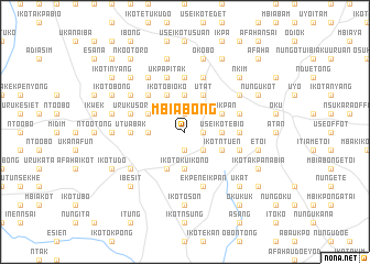 map of Mbiabong