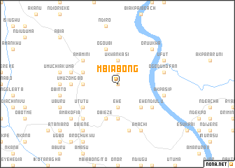 map of Mbiabong