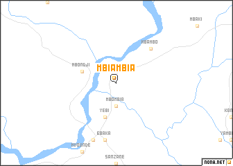 map of Mbiambia