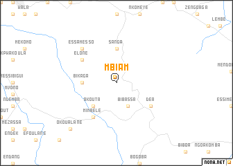 map of Mbiam