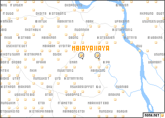 map of Mbiaya