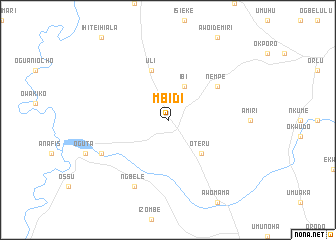 map of Mbidi