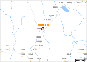 map of Mbiéla