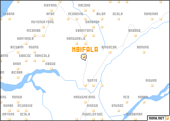 map of Mbifala