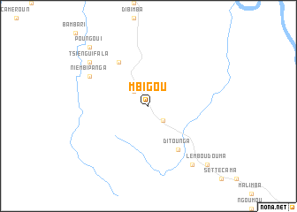 map of Mbigou