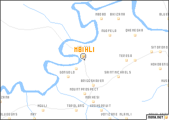 map of Mbihli